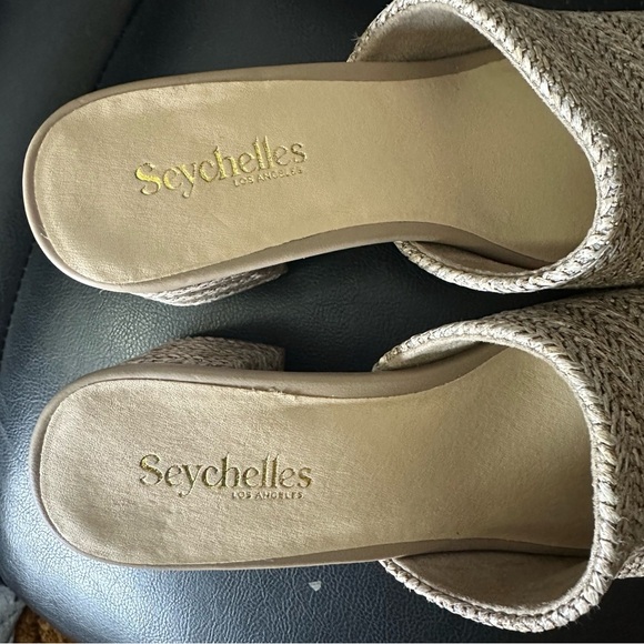 Seychelles Adapt Raffia Heeled Sandal Size 8 - Picture 4 of 7